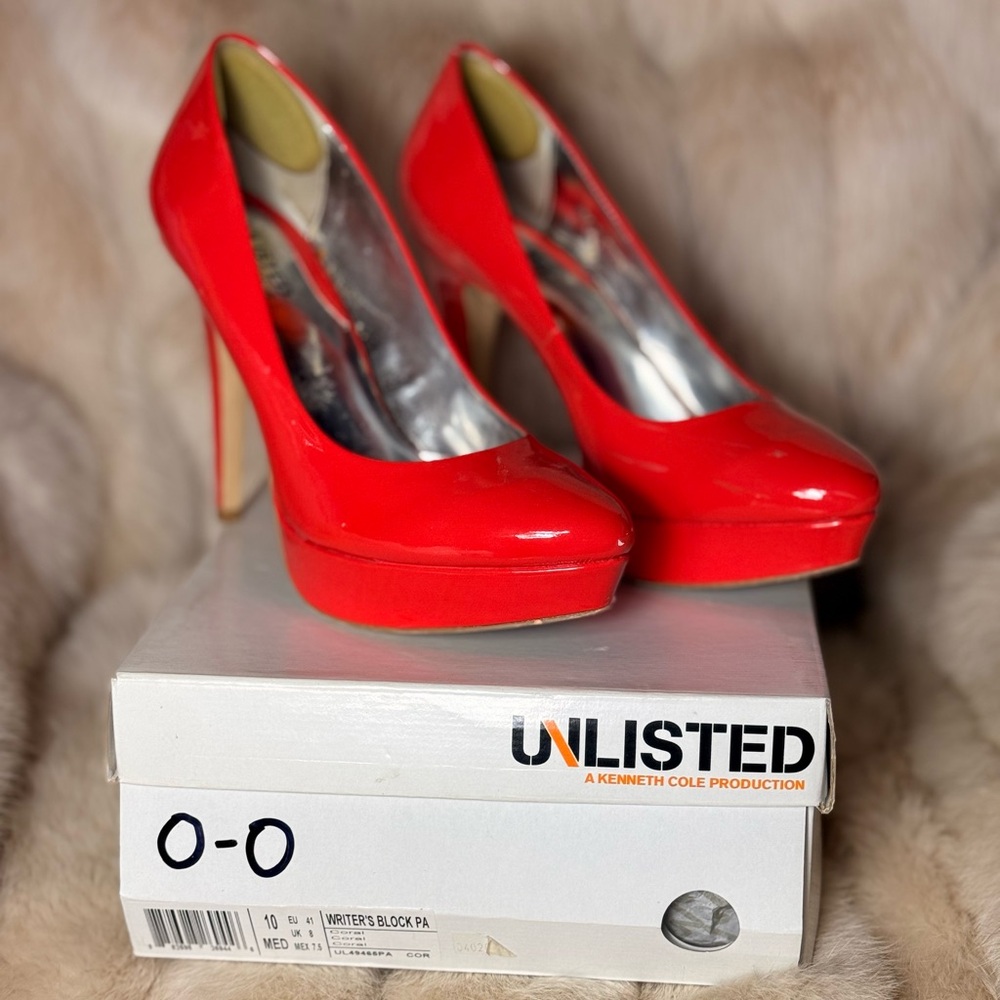 Unlisted Bold Coral Women's Heels